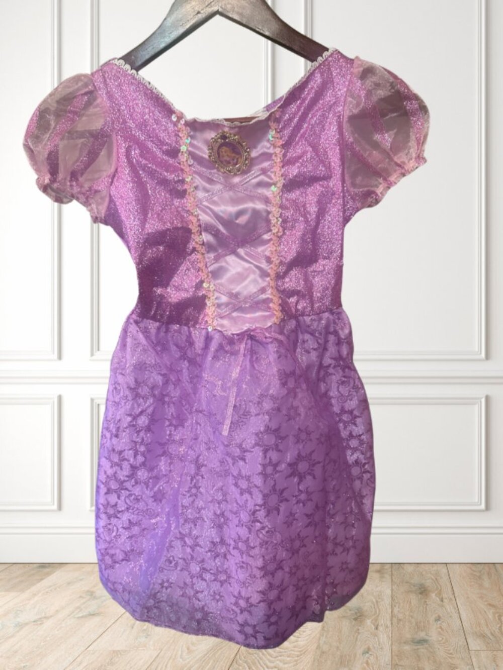 Disney Rapunzel Tangled Play Costume Dress Girls